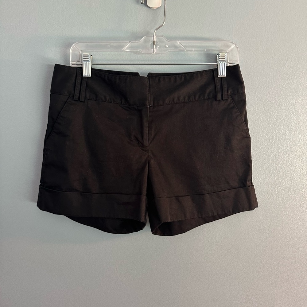 Express Black Bermuda Shorts Tailored Cotton
